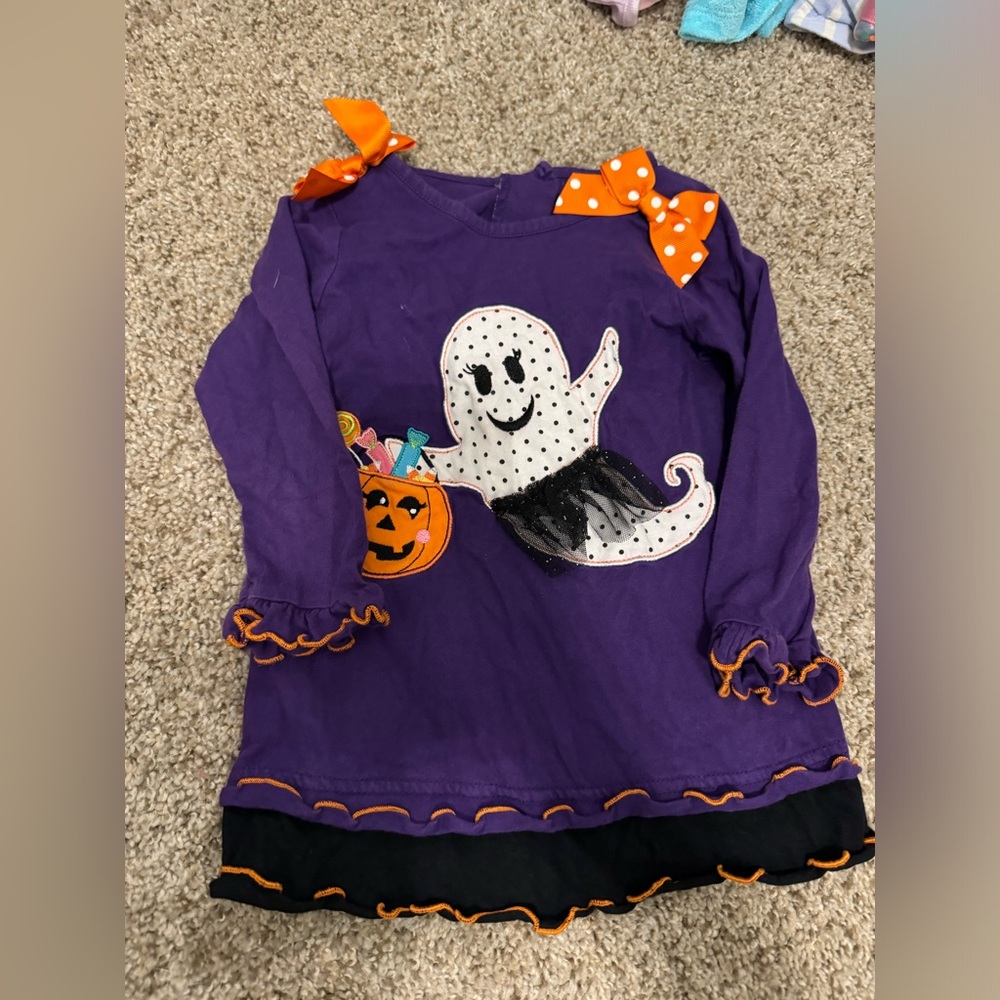 {GOODLAD} Purple Halloween Toddler Dress